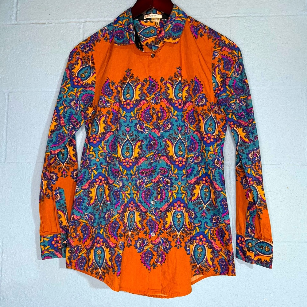 Tyler Böe Bright Patterned Button-Down Shirt